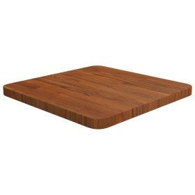 Tablero de mesa cuadrada madera roble marrón oscuro 40x40x2,5cm Tablero de mesa cuadrada madera roble marrón oscuro 40x40x2,5cm