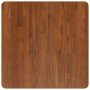 Tablero de mesa cuadrada madera roble marrón oscuro 60x60x2,5cm