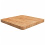 Tablero de mesa cuadrada madera roble marrón claro 50x50x4 cm en Tableros para mesas | Comprar online en Foro24