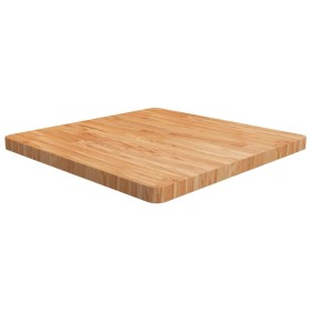 Tablero de mesa cuadrada madera roble marrón claro 70x70x4 cm Tablero de mesa cuadrada madera roble marrón claro 70x70x4 cm