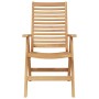 Silla de Jardín 4 pcs Marrón 52 x 64.5 x 108 cm