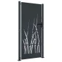 Anthrazitgrau Stahl Gartentür Gras Design 105x180 cm von vidaXL, Gartentore - Ref: Foro24-153170, Preis: 318,41 €, Rabatt: %