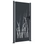 Anthrazitgrau Stahl Gartentür Gras Design 105x180 cm von vidaXL, Gartentore - Ref: Foro24-153170, Preis: 349,58 €, Rabatt: %