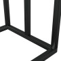 Toallero de pie de hierro negro 48x24x79 cm