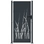 Anthrazitgrau Stahl Gartentür Gras Design 105x180 cm von vidaXL, Gartentore - Ref: Foro24-153170, Preis: 349,58 €, Rabatt: %