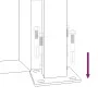 Anthrazitgrau Stahl Gartentür Gras Design 105x180 cm von vidaXL, Gartentore - Ref: Foro24-153170, Preis: 318,41 €, Rabatt: %