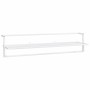Toallero de hierro blanco 95x25x22 cm