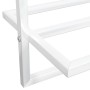 Toallero de hierro blanco 95x25x22 cm