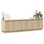Mueble de TV con LED Roble Sonoma 180 x 38 x 49 cm