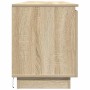 Mueble de TV con LED Roble Sonoma 180 x 38 x 49 cm