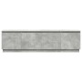 Mueble de TV con LED Gris hormigón 180 x 38 x 49 cm