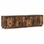 Mueble de TV con LED Roble ahumado 180 x 38 x 49 cm