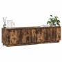 Mueble de TV con LED Roble ahumado 180 x 38 x 49 cm