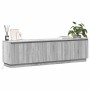 Mueble de TV con LED Gris sonoma 180 x 38 x 49 cm