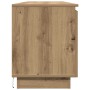Mueble de TV con LED Roble artisan 180 x 38 x 49 cm