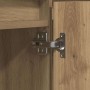 Mueble de TV con LED Roble artisan 180 x 38 x 49 cm