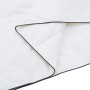 Juego de Edredón con almohada 2 pcs Blanco 135 x 200 cm Plumas