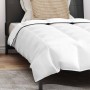 Juego de Edredón con almohada 2 pcs Blanco 135 x 200 cm Plumas