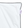 Juego de Edredón con almohada 2 pcs Blanco 135 x 200 cm Plumas