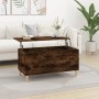 Couchtisch aus geräuchertem Eichenfurnier 90x44,5x45 cm von vidaXL, Couchtisch - Ref: Foro24-819585, Preis: 63,74 €, Rabatt: %