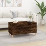 Couchtisch aus geräuchertem Eichenfurnier 90x44,5x45 cm von vidaXL, Couchtisch - Ref: Foro24-819585, Preis: 63,74 €, Rabatt: %