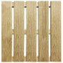 Verandafliesen 6 Einheiten grünes Holz 50x50 cm von vidaXL, Böden und Teppiche - Ref: Foro24-44946, Preis: 65,11 €, Rabatt: %