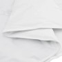 Juego de Edredón con almohada 2 pcs Blanco 155 x 220 cm Plumas