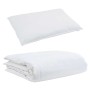 Juego de Edredón con almohada 2 pcs Blanco 135 x 200 cm Plumas