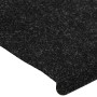 Alfombrilla autoadhesiva de escalera 15 uds 65x24,5x3,5 cm
