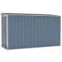 Gartenhaus aus verzinktem Stahl Wand grau 118x288x178 cm von vidaXL, Schuppen - Ref: Foro24-316226, Preis: 253,93 €, Rabatt: %