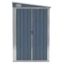 Gartenhaus aus verzinktem Stahl Wand grau 118x288x178 cm von vidaXL, Schuppen - Ref: Foro24-316226, Preis: 253,93 €, Rabatt: %