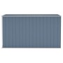 Cobertizo de jardín pared acero galvanizado gris 118x288x178 cm de vidaXL, Cobertizos - Ref: Foro24-316226, Precio: 258,27 €,...