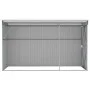 Gartenhaus aus verzinktem Stahl Wand grau 118x288x178 cm von vidaXL, Schuppen - Ref: Foro24-316226, Preis: 253,93 €, Rabatt: %
