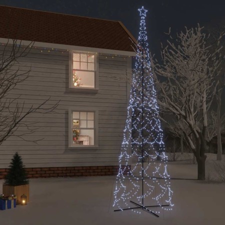 Árbol de Navidad cónico 3000 LED blanco frío 230x800 cm