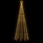 Árbol de Navidad con pincho 310 LED blanco cálido 300 cm