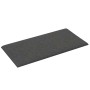 Paneles de pared 12 uds tela gris oscuro 30x15 cm 0,54 m²