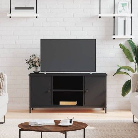 Möbel für TV aus schwarzem Sperrholz 100x40x50 cm von vidaXL, TV-Möbel - Ref: Foro24-832763, Preis: 75,30 €, Rabatt: %