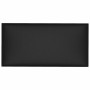 Paneles de pared 12 uds cuero sintético negro 30x15 cm 0,54 m²
