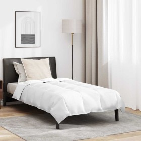 Juego de Edredón con almohada 2 pcs Blanco 140 x 200 cm Plumas