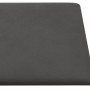 Paneles de pared 12 uds terciopelo gris oscuro 30x15 cm 0,54 m²