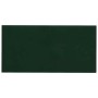 Paneles de pared 12 uds terciopelo verde oscuro 30x15cm 0,54 m²