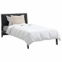 Juego de Edredón con almohada 2 pcs Blanco 155 x 200 cm Plumas