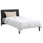 Juego de Edredón con almohada 2 pcs Blanco 155 x 200 cm Plumas