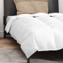 Juego de Edredón con almohada 2 pcs Blanco 155 x 200 cm Plumas