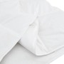 Juego de Edredón con almohada 2 pcs Blanco 155 x 200 cm Plumas