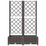 Pflanzgefäß mit braunem PP-Gitter 80x40x121,5 cm von vidaXL, Töpfe und Pflanzgefäße - Ref: Foro24-318260, Preis: 76,04 €, Rab...