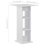 Mesa de bar blanca 60x60x110 cm