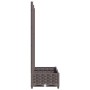 Planter with brown PP trellis 80x40x121.5 cm by vidaXL, Pots and planters - Ref: Foro24-318260, Price: 76,04 €, Discount: %
