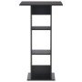 Mesa de bar color negro 60x60x110 cm