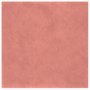 Paneles de pared 12 uds terciopelo rosa 30x30 cm 1,08 m²